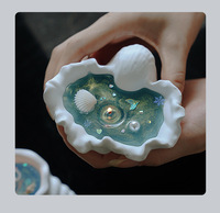 Duftkerze aus Gelwachs im Kreativen Dekorativen Glas, Handgemachtes Geschenk für Feiertage, Party, Heimdekoration und Gastgeschenke