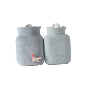 OEM ODM Reusable Water-filling Microwaveable Leak Proof Thermal Rubber PVC Silicone Hot Water Bottle Warmer Hot Cold Water Bag
