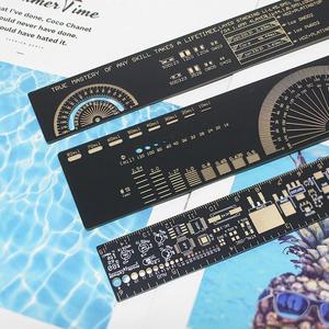 Règle PCB multifonctionnelle 3 types en 1 (15 cm, 20 cm, 25 cm) – Outil de mesure pour résistances, condensateurs, puces IC, <span class=keywords><strong>SMD</strong></span>, diodes et transistors - Product Image 6