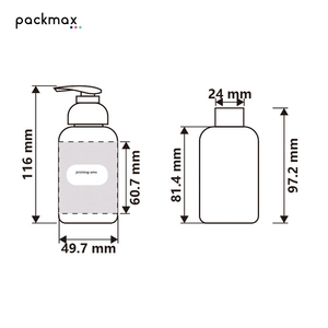 Botella de 120 ml de PET para Loción Corporal para Bebés con Pulverizador, Forma Cilíndrica, para el Cuidado de la Piel Infantil, Hidratante y Reparadora - Product Image 4