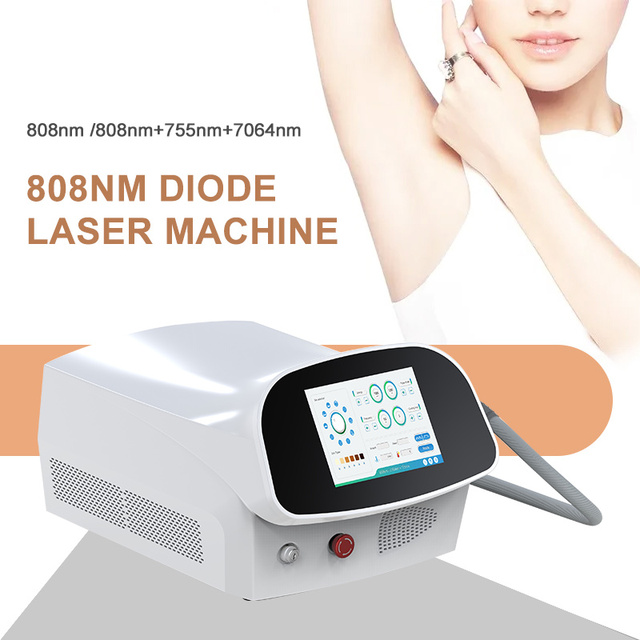 Desktop Hair Removal Beauty Laser Equipment for Skin Rejuvenation Single Handle Beauty Personal Care Machine Skin Cleaning Brush