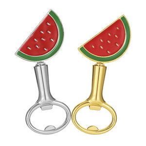 Watermelon Bottle Opener Zinc Alloy Portable Reusable <b>Bar</b> <b>Tool</b> Gold And Silver Color - Product Image 3