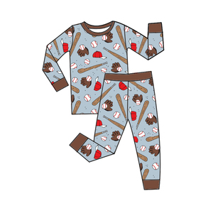 Bambu Kumaş Uzun Kollu Bebek Katlanabilir Pijama Bambu Bebek İki Parçalı Takım - Product Image 6