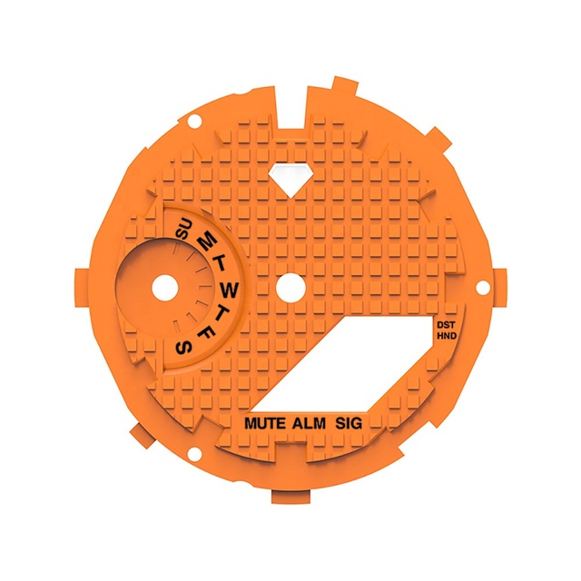 New Design Accessories Dial Mod Kit Watch ABS Plastic Waffle Watch Dial for Casioak GA2100 Mod Dial