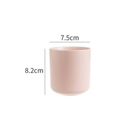 Boîte cadeau avec logo personnalisé, bougie aromatique en céramique haut de gamme, décoration intérieure artisanale, pot à bougie en céramique, récipient
