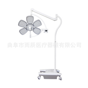 โคมไฟ LED แนวตั้ง 5 หลอด รุ่น Petal Shadowless กำลังไฟ 150 วัตต์ ได้รับการรับรองมาตรฐาน CE พร้อมระบบจ่ายไฟฉุกเฉิน สำหรับโรงพยาบาลสัตว์ แบบตั้งพื้น พกพาได้ ใช้ได้กับหลอดเดียว - Product Image 5