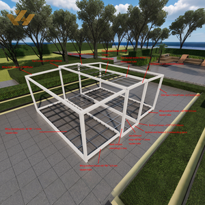 Bâtiments modulaires préfabriqués en panneaux sandwich de 20, 30 et 40 pieds, directement de l'usine, pour bureaux résidentiels temporaires, maisons conteneurs pliables et extensibles - Product Image 5