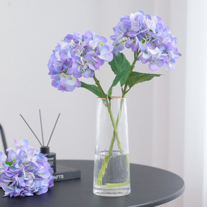 <b>Hydrangea</b> <b>Artificial</b> <b>Flower</b> Green Plastic Silk High Simulation Home Decoration Wedding Props - Product Image 2