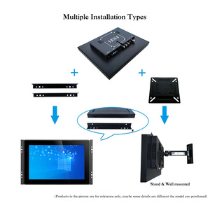 11.6 13.3 15.6 18.5 21.5 23.8 inch sử dụng ngoài trời 1000nits Bảng điều chỉnh không thấm nước cảm ứng điện dung màn hình Màn hình <span class=keywords><strong>LCD</strong></span> hiển thị công nghiệp - Product Image 6