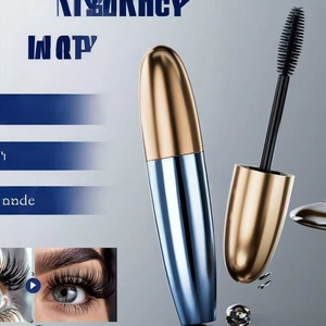 Mascara professionnel amélioré 5D à fibres bouclantes, waterproof, épaississant, allongeant, tenue 24H, sans bavures - Product Image 5