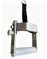 Poignée ergonomique pivotante en aluminium robuste pour machine à poulie de musculation fonctionnelle