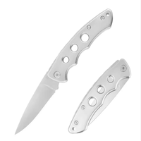 Mini couteau pliant de poche, lame en acier 3cr13, manche en aluminium, couteau utilitaire EDC pour le camping et les activités de plein air
