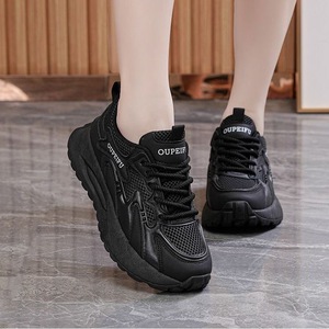 Zapatillas Deportivas de Plataforma para Mujer, Verano 2026, Transpirables, de Malla Delgada, con Suela Gruesa Elevada, Versátiles, Casuales - Product Image 3