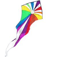 Triangular colorido formato fantasma 2m, clássico, kites e várias cores, tamanho grande, delta kite
