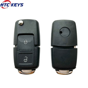 Carcasa de llave remota plegable con <span class=keywords><strong>2</strong></span> botones, funda de mando a distancia para v-w, gran oferta - Product Image 2