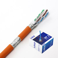 Venta Directa de Fábrica, Cable de Red LAN para Interiores, 4 Pares, 100% Cobre, Conductor CCA de 0.57/0.55, SFTP/UTP CAT6/CAT7