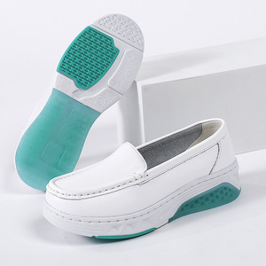 Zapatos de enfermera con suelas blandas, transpirables y cómodos, tendencia de moda que mejora la altura, todas las estaciones para enfermeras de salón de belleza médica - Product Image 1