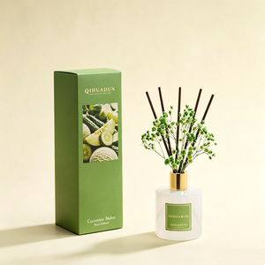 Diffusore a bastoncini a lunga durata al profumo di Cetriolo e Melone per Soggiorno, Camera da Letto, Bagno - Essenza Fresca di Cetriolo, Melone Succoso e Floreale Acquoso - Product Image 2