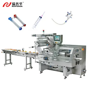 Automatic medical devices dialysis filter/bandage plastic bag packaging pillow type packing machine