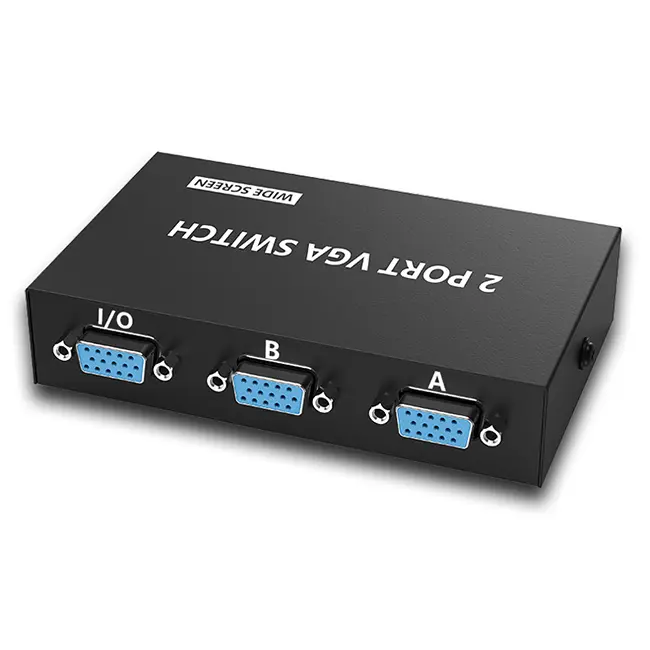 New Product 3 port 2 input 1 output vga switch Splitter 4x1 HD video switcher for Projector TV DVD