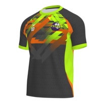 Jersey Sepak Bola Desain Klub Kualitas Bagus Dukungan Pabrik Ystar, Logo Kustom Poliester, Cetak Sublimasi, Grosir