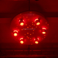 Luz Móvil de Cabeza LED con Estructura Giratoria de Aleación de Aluminio y Cabrestante Cinético para Decoración de Techo de Discotecas, Bares y Fiestas