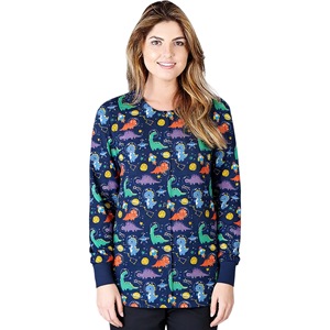 Print Scrub Jacket Hospital Uniform Unisex Moisture Wicking Split <b>Set</b> For <b>Doctors</b> Nurses Workwear Size S XXL - Product Image 5