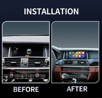 Pour BMW F10 F11 2011-2016, autoradio Android Auto GPS Navigation IPS grand écran USB, autoradio Linux, Carplay, lecteur MP5