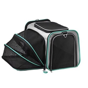 Sac de transport souple pour animaux de compagnie (chiens et chats) approuvé par les compagnies aériennes IATA, extensible, fabriqué en usine BSCI - Product Image 4
