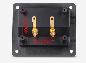 2-vị trí thiết bị đầu cuối hộp tinh khiết Đồng biding bài Phụ Kiện Loa <span class=keywords><strong>DIY</strong></span> hệ thống âm thanh dày Board kết nối - Product Image 4