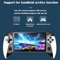 Consola de Juegos Portátil X9 con Pantalla de 5.5 Pulgadas, Reproductor de Videojuegos Retro con 9 Emuladores de Juegos Clásicos, Compatible con Más de 2000 Juegos para GBA GBC