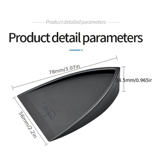4 Piezas de Alerón Triangular Universal para Techo de Automóvil, Piezas Decorativas de Modificación Deportiva - Product Image 2