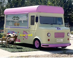 รถขายอาหารเคลื่อนที่ใช้สำหรับทำไอศกรีมผลไม้ตู้ทาโก้พิซซ่าคาราวาน - Product Image 4