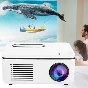 La maison Projecteur Mini Soutien 1080P Full HD Native 480P LED Projecteur Pour Téléphone Android iPhone iPad Bâton Roku Chromecast Beamer