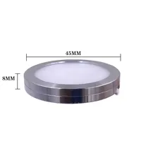 USB 5V impression 3D RGB projecteur LED ultra-mince 8mm rondelle pour armoire à vin plafonnier Installation de surface 5V Bambu lampe de laboratoire