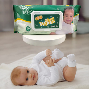 Lingettes humides pour bébé bio non parfumées pour bébés sensibles, échantillon gratuit OEM, vente en gros, lingettes pour bébé en marque privée - Product Image 3