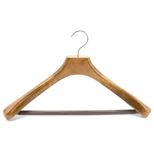 clothes hanger t shirt wood hanger with logo