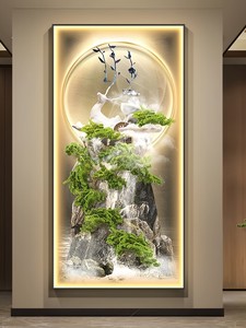 Peinture Murale LED de Luxe pour Entrée de Maison, <span class=keywords><strong>Paysage</strong></span> Numérique, Nature Morte, Cristal, Porcelaine, <span class=keywords><strong>D</strong></span>écoration Murale Artistique - Product Image 2