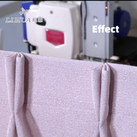 Lihua control automático de la longitud de la máquina plisadora textil profesional para el hogar