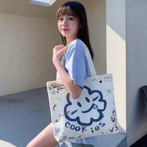 Bolsas de Hombro de Algodón con Impresión ODM OEM, Bolsas de Compras Ecológicas, Bolsas de Mano Sencillas e Informales de Tela para Libros - Product Image 5