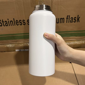 Hot Sale Promotional Custom Logo 24oz 32oz 64oz Vacuum <b>Flask</b> Insulated Drink Stainless Steel Water Bottles <b>With</b> <b>Straws</b> - Product Image 2