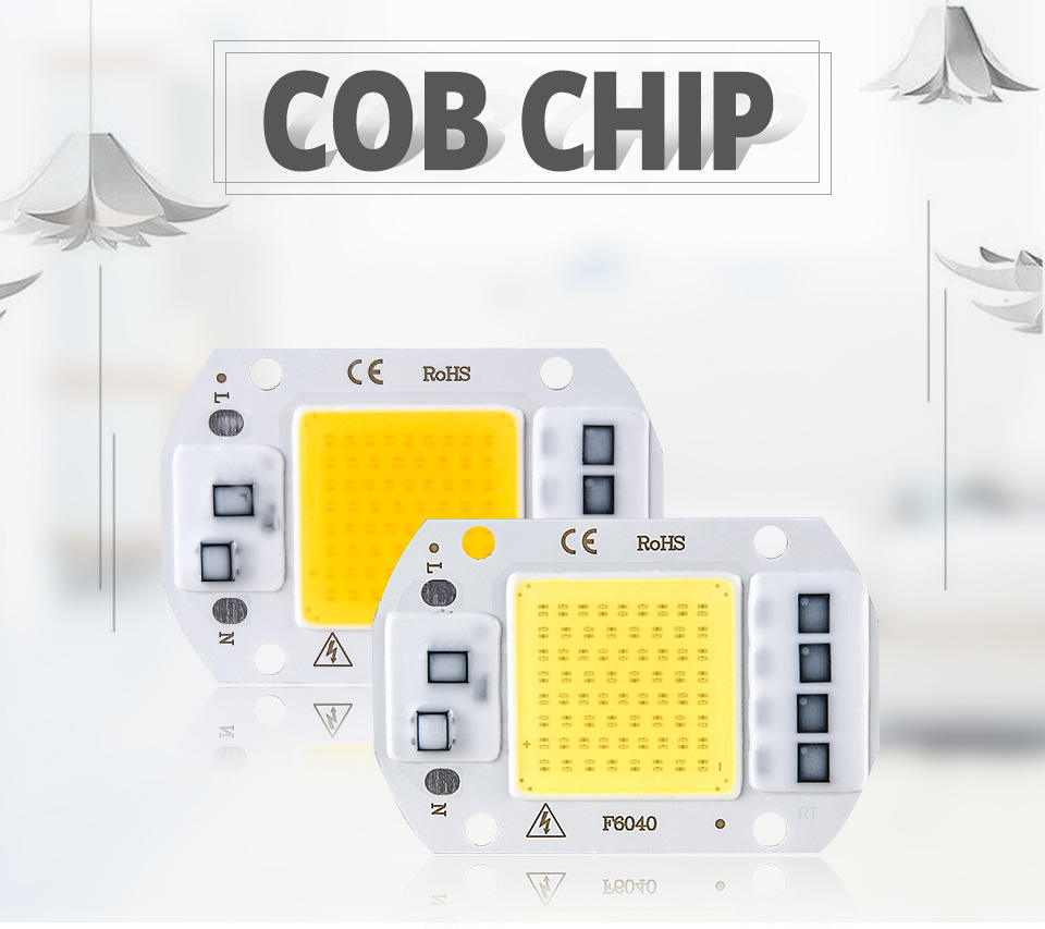 Chip COB LED 50W - Spettro Completo 380-840nm, 220V, Driver Integrato | Per Fai Da Te Illuminazione - Foto 6