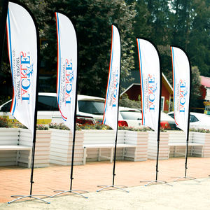 Banderas y Pancartas Promocionales Personalizadas, Kit de Asta para Bandera de Pluma, Banderas en Forma de Lágrima para Publicidad - Product Image 3