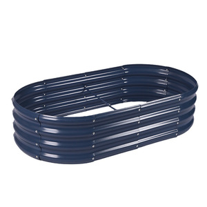 Lit <span class=keywords><strong>surélevé</strong></span> en métal galvanisé avec <span class=keywords><strong>construction</strong></span> durable Jardinière de <span class=keywords><strong>potager</strong></span> à la maison - Product Image 4