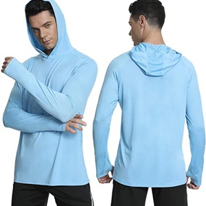 Vêtements de pêche en polyester à impression personnalisée par sublimation, séchage rapide, anti-UV, manches longues - Product Image 1