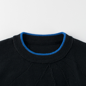 Suéteres de algodón 100% con logotipo personalizado de punto de otoñ<span class=keywords><strong>o</strong></span> e invierno para bebé - Product Image 3