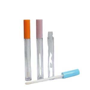 Clear Plastic Fruit Flavor Lipstick Packaging Tube