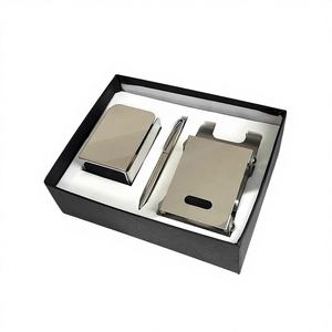 Juego de Regalo Combinado 4 en 1, Soporte de Escritorio de Acero, Bolígrafo de Metal, Soporte Plegable para Móvil de Acero, Calidad Premium - Product Image 1