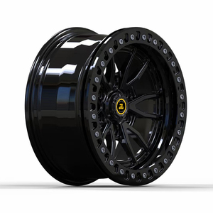 JZ CNC Custom 17-26 pouces 5x130 6x139.7 25-50 Pick-up Trucks Beadlock Off-Road 6061-T6 4x4 Jante forgée pour G50 JL/JT <span class=keywords><strong>M3</strong></span> - Product Image 2