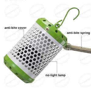 Lampe chauffante infrarouge pour cage à oiseaux, housse de protection anti-morsure, chauffe-reptile en céramique sans lumière - Product Image 5